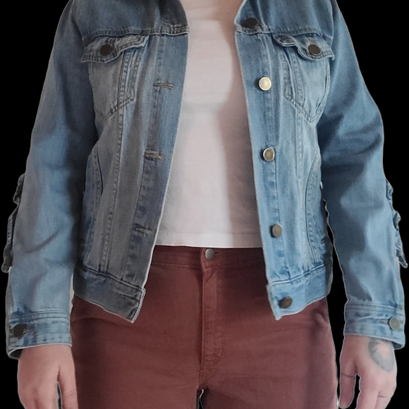 DENIM ruffle jacket - Picture 6 of 8